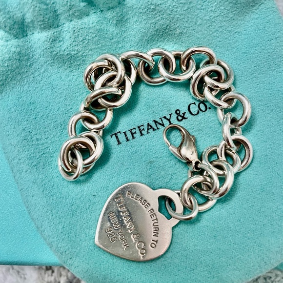 Tiffany Love Heart Tag Bracelet - Picture 3 of 4